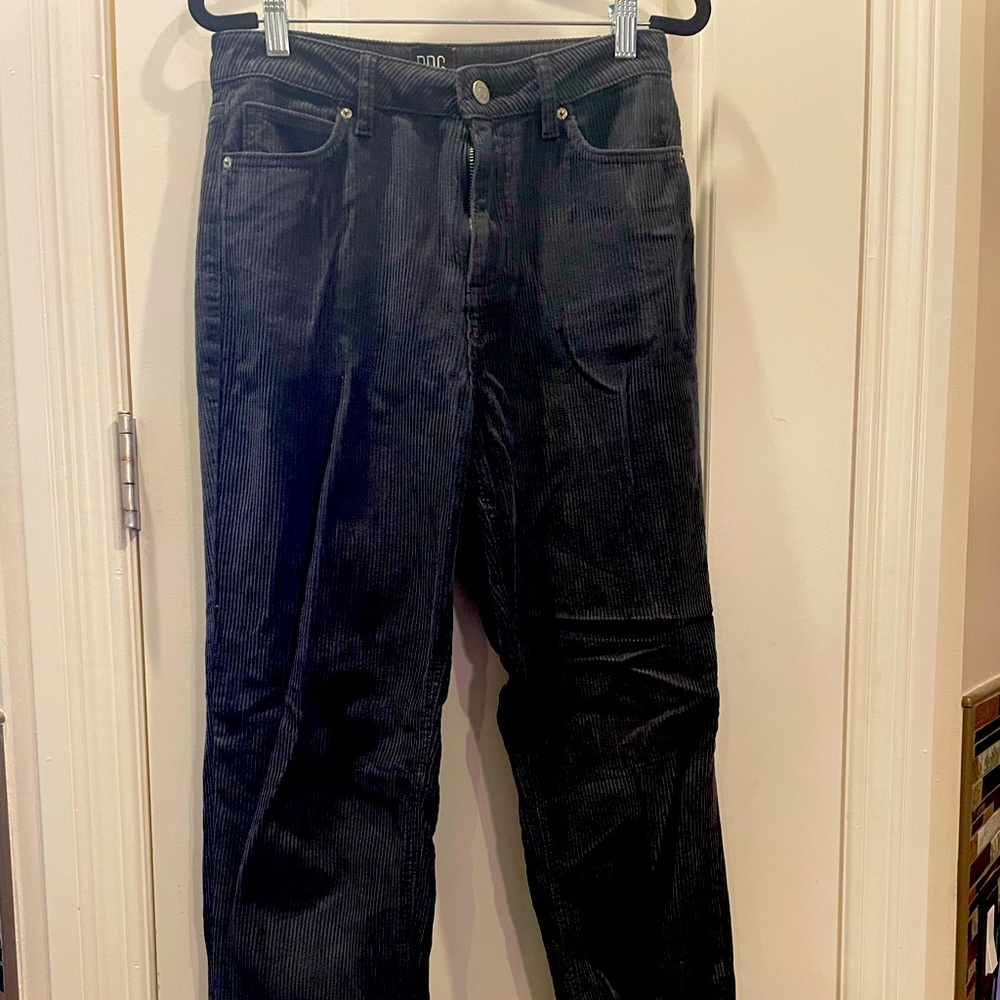 BDG mom high rise black corduroys. Size 26
